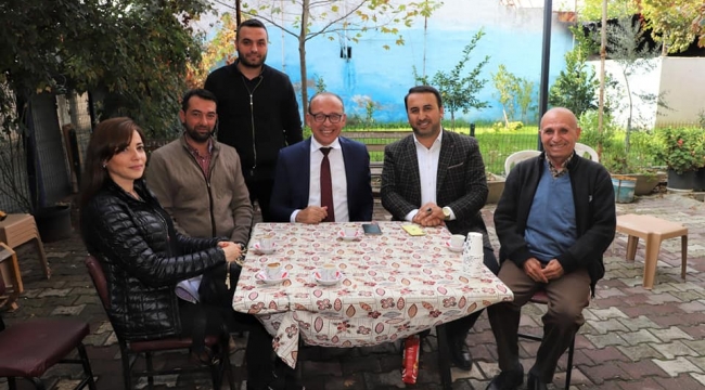 Başkan Akın'dan muhtar ziyareti