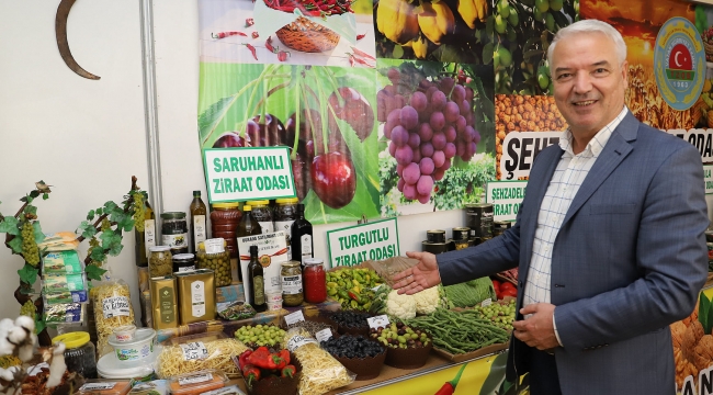 Başkan Bilgin tarım fuarını gezdi