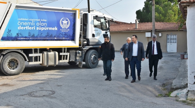 Başkan Dutlulu, çalışmaları denetledi.