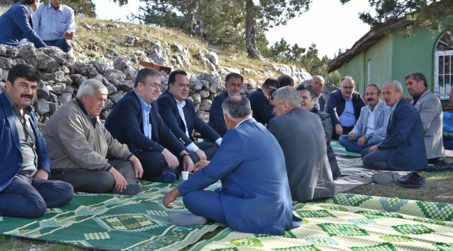 Başkan Dutlulu hayır yemeğine katıldı