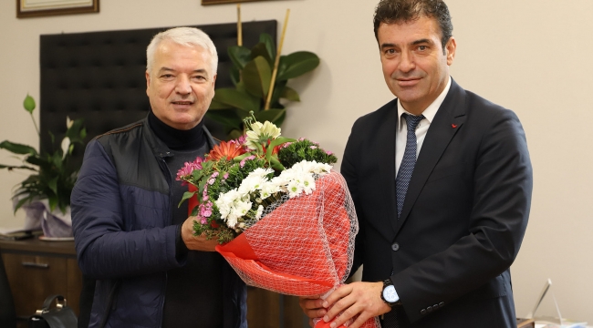 Bilgin'den kutlama ziyareti.