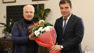 Bilgin'den kutlama ziyareti.