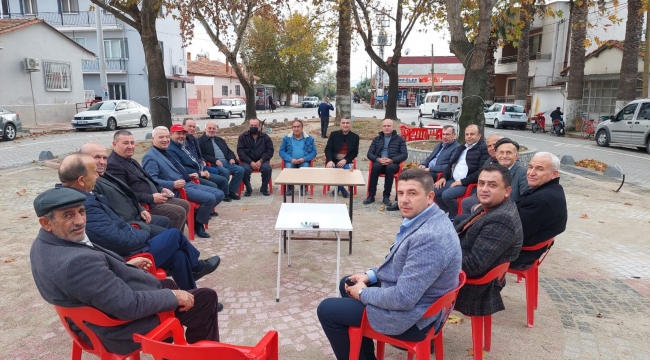 Bilgin'den mahalle ziyaretleri