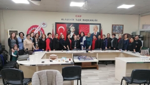 CHP Kadın kolları Alaşehir toplantısı yapıldı
