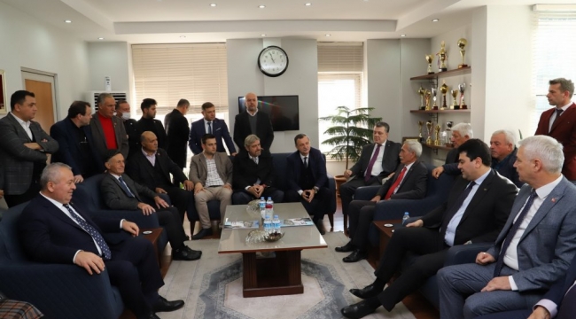 DP Genel Başkanı Saruhanlı'da