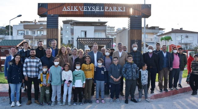  Hacıishak mahallesinde aşık Veysel parkı açıldı