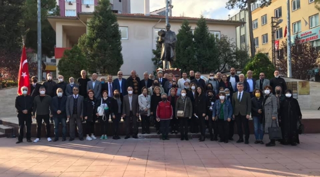 Millet İttifak üyesi parti yöneticileri 10 kasımı andı