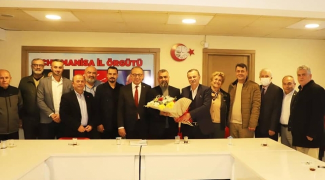 Sanayispor yöneticileri CHP il başkanını ziyaret etti