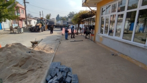 Saruhanlı belediyesinin Adiloba yatırımları sürüyor