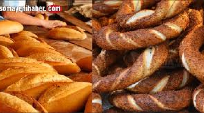Soma'da ekmek ve simit zamlandı