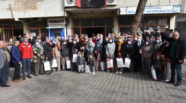 Tarım İl müdürü Öztürk,süt sağım hijyen seti dağıttı