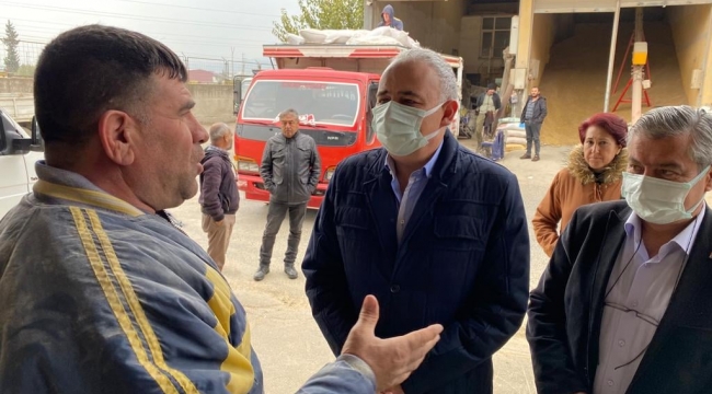 Toptancılar CHP'liler dert yandı 