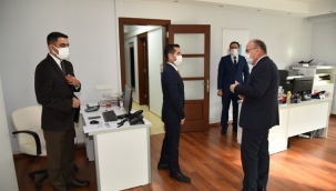 Vali Karadeniz'den kurumlara ziyaret