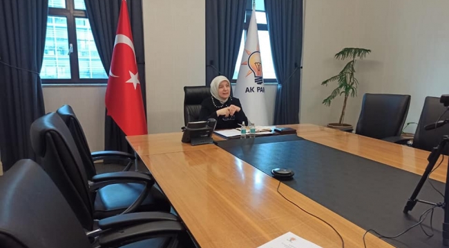 81 ilin AKP'li kadın başkanlarının katıldığı video konferansı yapıldı