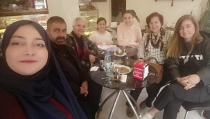 Ağrılı CHP yöneticileri Salihli'de