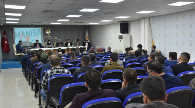 AKP il başkanı Hızlı, başkanları topladı