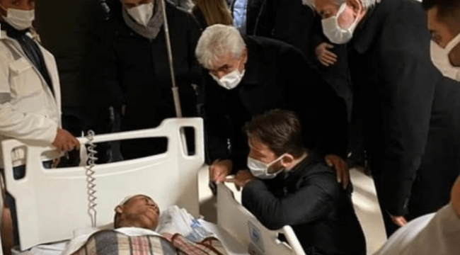 AKP İl başkanı Hızlı yaralı maden işçilerini ziyaret etti