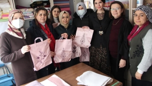 AKP'li kadınlardan işyeri ziyaretleri