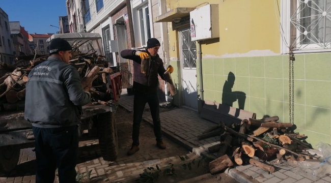 Başkan Bilgin'den soğuk kış gününde yoksulları ısıtan yardım