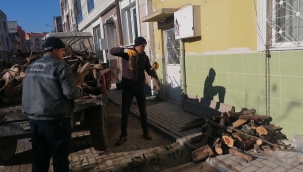 Başkan Bilgin'den soğuk kış gününde yoksulları ısıtan yardım