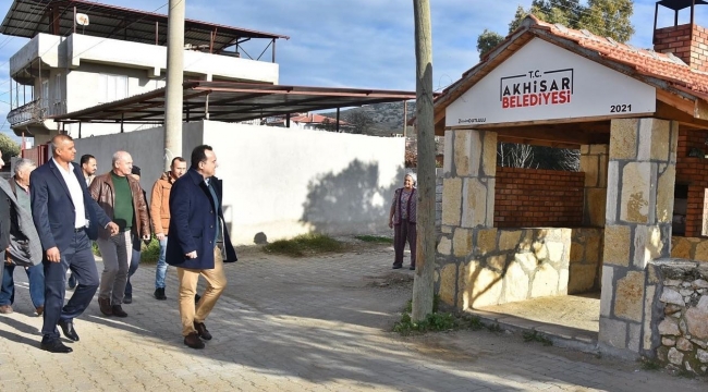 Başkan Dutlulu Sarıçalı mahallesindeki belediye yatırımlarını gezdi