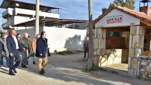 Başkan Dutlulu Sarıçalı mahallesindeki belediye yatırımlarını gezdi