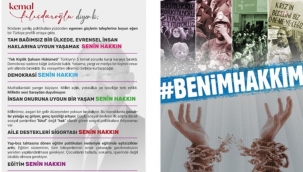CHP 81 ilde "Benim hakkım" başlıklı broşür dağıttı