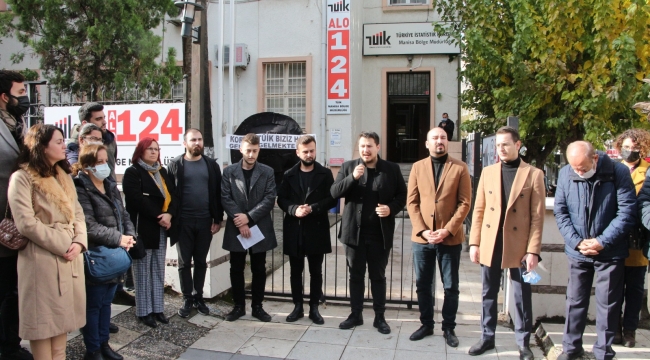 CHP'den TÜİK'e siyah çelenk