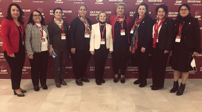 CHP'li kadın başkanlarda 'Aile Destekleri Sigortası' çalıştayına katıldı