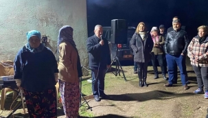 CHP'liler "çöpe hayır" nöbeti tutanları ziyaret etti