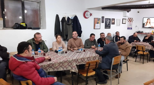 CHP'liler Dinarlıda çiftçileri dinledi