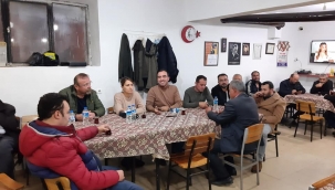 CHP'liler Dinarlıda çiftçileri dinledi