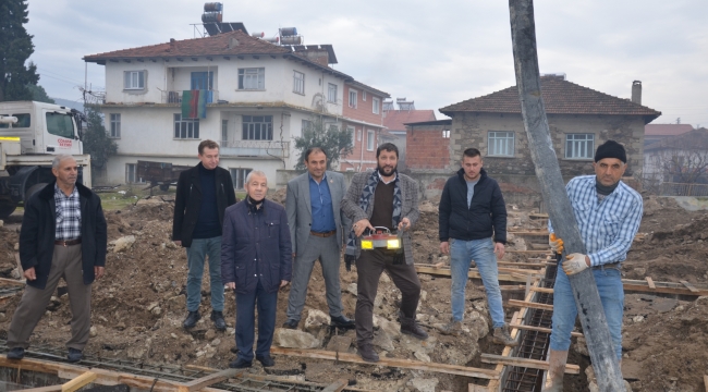Demirci'de 18. salonun temeli atıldı
