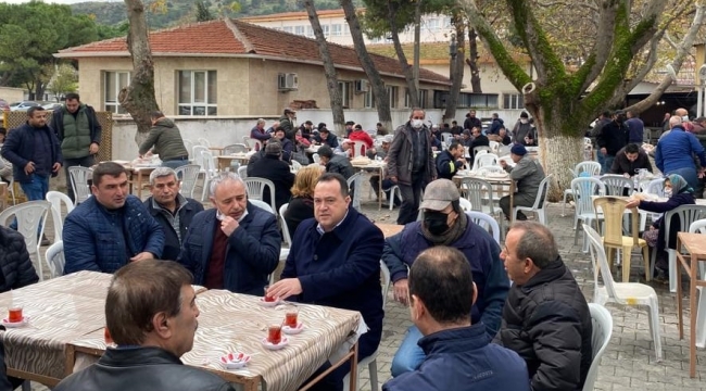 Dutlulu, başkan Veli Döngel'in hayrına katıldı