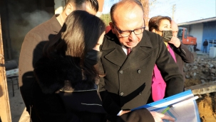 Gıda Çarşısı'nın 30 yıllık yol sorunu tarih oluyor