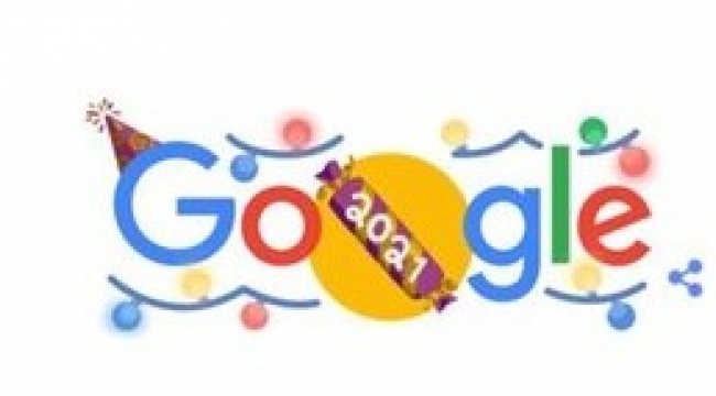 Google 2022 yılbaşı için Doodle yayınladı.