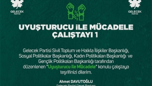 GP uyuşturucu ile mücadele çalıştayı düzenledi