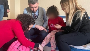 İyi Partiden soğuk kış gününde çocukları ısıtan yardım