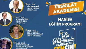 Manisa teşkilat akademisi eğitimi başlıyor 