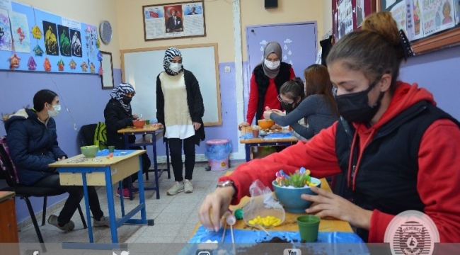 Öğrenciler yaratıcılıklarını sergilediler