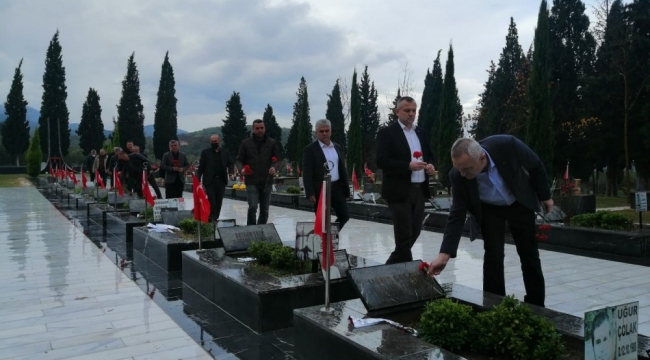 Soma'da hüzünlü madenciler günü
