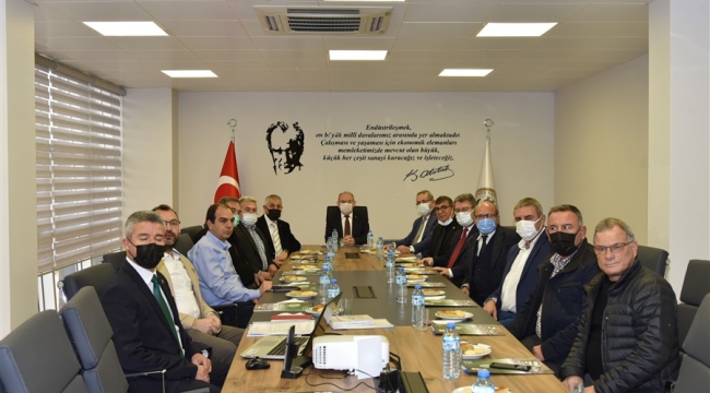 Toplantıda endüstriyel nitelikli atıksu arıtma tesisi ele alındı