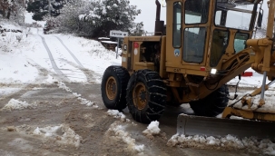 Turgutlu belediyesinden kar mesaisi