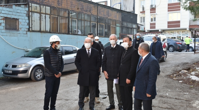 Vali Karadeniz, Okul inşaatlarını denetledi