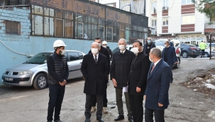 Vali Karadeniz, Okul inşaatlarını denetledi