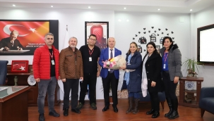 Vestel yöneticilerinden başkan Bilgin'e ziyaret