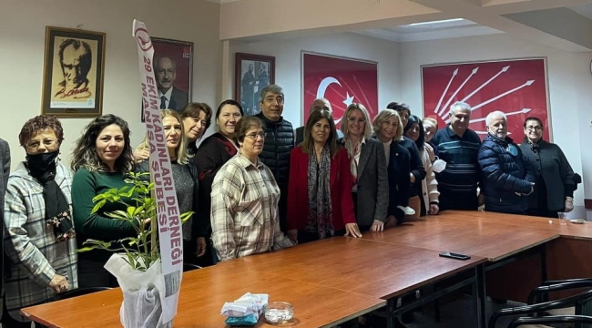 29 ekim kadınları dernek üyelerinin Kırkağaç ve Soma ziyaretleri
