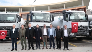 Akhisar belediyesinin yeni araçları geldi