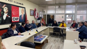 Alaşehir'de CHP değerlendirme toplantısı 