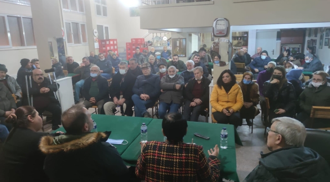 Alaşehir'de CHP'nim mahalle toplantılarına yoğun ilgi